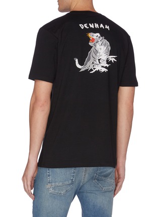 背面 - 点击放大 - DENHAM - 品牌名称豹子图案纯棉T恤