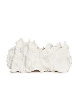 首图 –点击放大 - SIMON KIDD - FISSURE #2限量版几何造型雕塑－白色