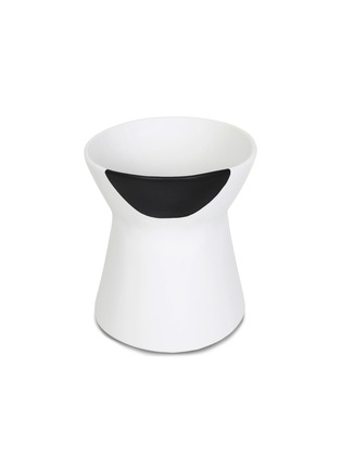 首图 –点击放大 - DINOSAUR DESIGNS - 几何造型树脂花瓶－白色及黑色