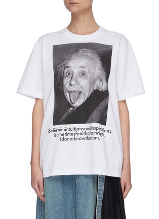首图 - 点击放大 - SACAI - 爱因斯坦印花标语纯棉T恤