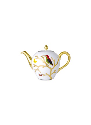 首图 –点击放大 - BERNARDAUD - AUX OISEAUX雀鸟树枝图案陶瓷茶壶
