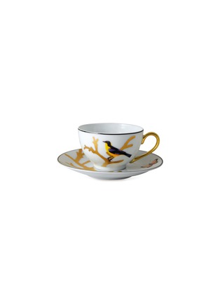 首图 –点击放大 - BERNARDAUD - AUX OISEAUX雀鸟树枝图案陶瓷茶杯及茶碟两件套