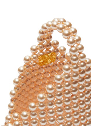 细节 - 点击放大 - VANINA - BOURGEON几何造型人造珍珠手提包