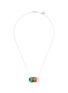 首图 - 点击放大 - SAMUEL KUNG - Jade 18k white gold loops pendant necklace