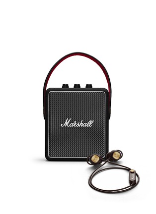 首图 –点击放大 - MARSHALL - STOCKWELL II便携式蓝牙音箱及MINOR II蓝牙入耳式耳机套装－黑色及棕色