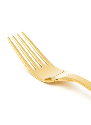 细节 –点击放大 - ASTIER DE VILLATTE - Naples Titanium Gold Dessert Fork