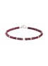 首图 - 点击放大 - TATEOSSIAN - Nodo Precious' ruby bead silver bracelet