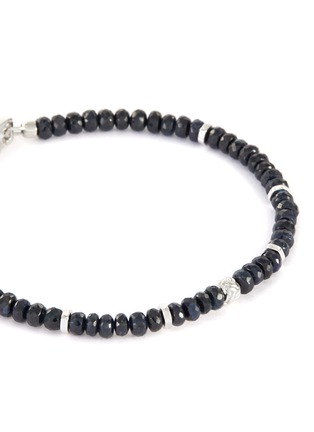 细节 - 点击放大 - TATEOSSIAN - Nodo Precious' sapphire silver bead bracelet