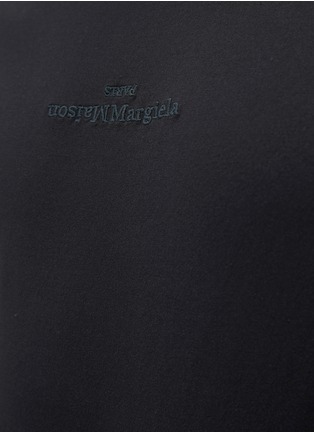 细节 - 点击放大 - MAISON MARGIELA - 倒置logo纯棉T恤