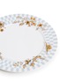 细节 –点击放大 - FORNASETTI - COROMANDEL拼色格纹花卉图案陶瓷甜品盘