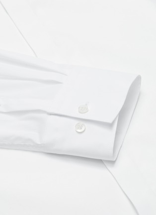  - NEIL BARRETT - 拼色条纹纯棉衬衫