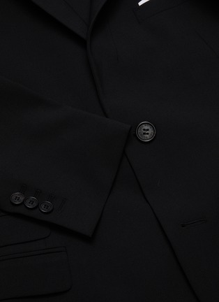  - NEIL BARRETT - 枪驳领混初剪羊毛西服套装