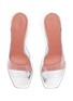细节 - 点击放大 - AMINA MUADDI - LUPITA PVC搭带几何透明鞋跟穆勒鞋