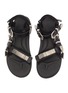 细节 - 点击放大 - SUICOKE - x Toga 'Depa' double strap metal embellished sandals