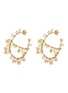 首图 - 点击放大 - JOANNA LAURA CONSTANTINE - Twisted wire pearl hoop earrings