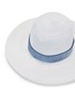 细节 - 点击放大 - EUGENIA KIM - EMMANUELLE拼色条纹纹理帽带编织宽檐帽