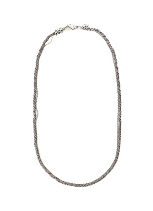 首图 - 点击放大 - EMANUELE BICOCCHI - 编织链条造型纯银项链