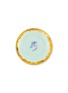 首图 –点击放大 - CORALLA MAIURI - Blue Marble抽象图案陶瓷甜品盘－蓝色