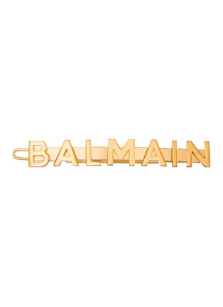 首图 -点击放大 - BALMAIN HAIR COUTURE - 限量款logo 18k镀金金属边夹