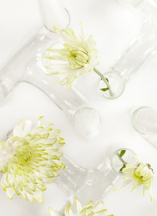 细节 –点击放大 - FFERRONE - TRIO CANDELABRES几何造型玻璃花瓶套装