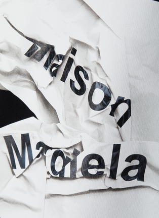 细节 - 点击放大 - MAISON MARGIELA - LOGO趣味图案纯棉卫衣