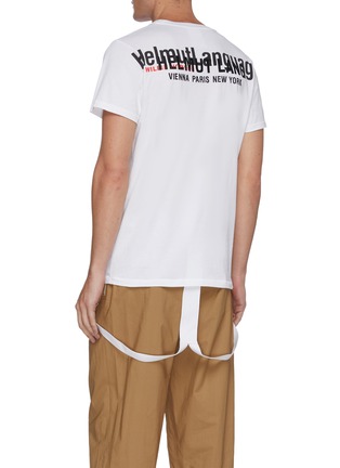 背面 - 点击放大 - HELMUT LANG - 品牌名称英文字标语纯棉T恤
