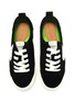 模特儿示范图 - 点击放大 - CARIUMA - CABITA拼色树叶logo运动鞋