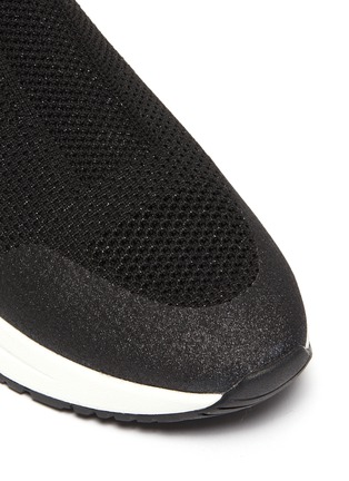细节 - 点击放大 - ASH - KYLE GLITTER闪粉厚底袜靴式针织运动鞋