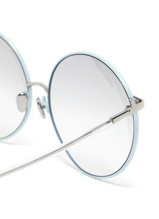 细节 - 点击放大 - LINDA FARROW - ZANIE oversize圆框金属太阳眼镜