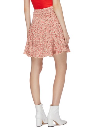 背面 - 点击放大 - ALICE + OLIVIA - MARIETTE拼色条纹花卉图案半裙