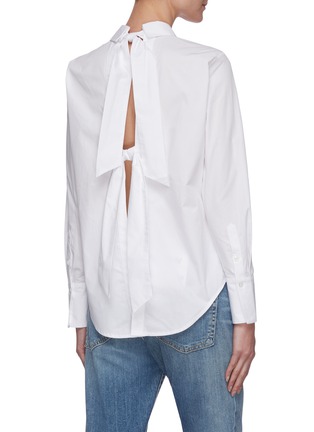 背面 - 点击放大 - EQUIPMENT - 露背系带纯棉衬衫