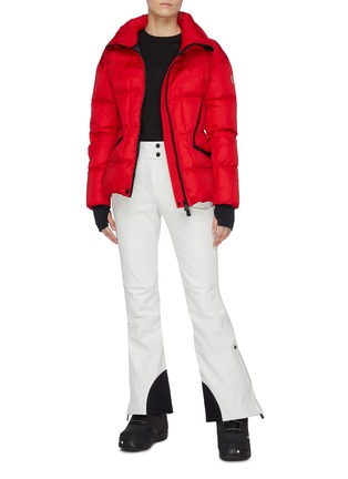 模特儿示范图 - 点击放大 - MONCLER - 拼色滑雪裤
