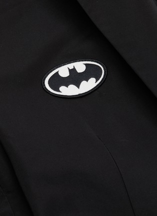  - SMFK - 平驳领拉链蝙蝠侠logo西服外套