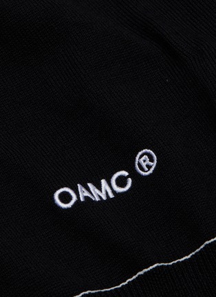  - OAMC - 拼色线条logo刺绣针织衫