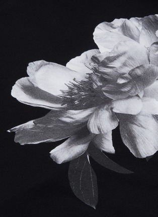  - VALENTINO GARAVANI - FLOWERSITY腰带花卉图案纯棉T恤