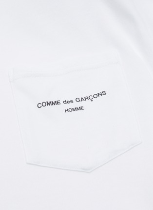  - COMME DES GARÇONS HOMME - logo拼贴口袋长袖T恤