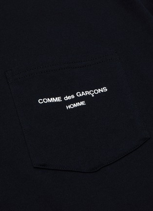  - COMME DES GARÇONS HOMME - logo拼贴口袋长袖T恤