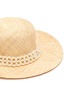 细节 - 点击放大 - LAURENCE & CHICO - 人造珍珠帽带编织宽檐帽