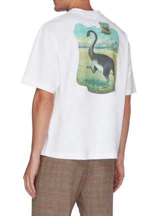 背面 - 点击放大 - ACNE STUDIOS - 品牌名称恐龙图案纯棉T恤