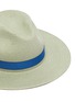 细节 - 点击放大 - YESTADT - FEDORA拼色帽带编织草帽