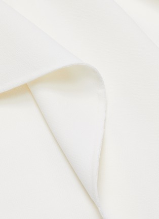 细节 - 点击放大 - OSCAR DE LA RENTA - 垂坠布饰斗篷式连衣裙