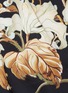 细节 - 点击放大 - OSCAR DE LA RENTA - 腰带花卉图案褶裥连衣裙
