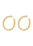 首图 - 点击放大 - KENNETH JAY LANE - 人造珍珠点缀圆环造型镀金金属耳环