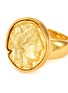 细节 - 点击放大 - KENNETH JAY LANE - 人像硬币造型镀金金属戒指