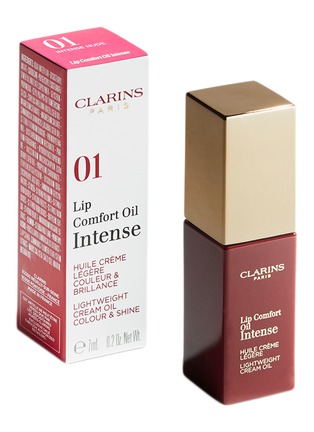 Front View - 点击放大 - CLARINS - Lip Comfort Oil Intense – 01 Intense Nude