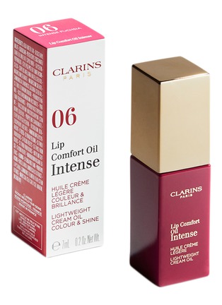 Front View - 点击放大 - CLARINS - Lip Comfort Oil Intense – 06 Intense Fuchsia