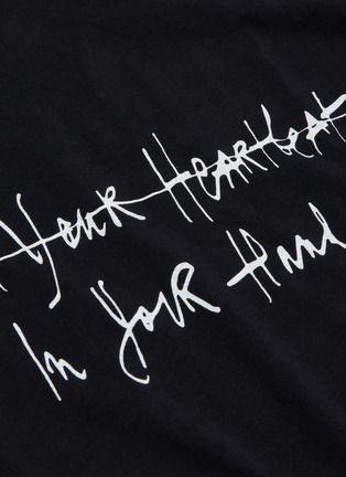  - HAIDER ACKERMANN - 拼色标语英文字oversize T恤