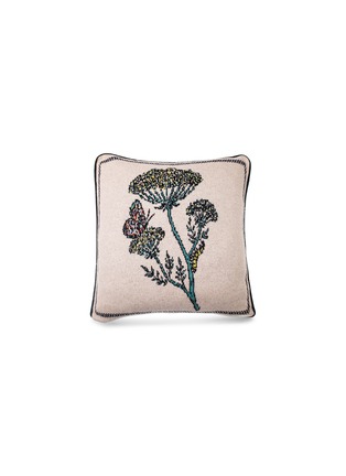 首图 –点击放大 - SAVED - BOTANICAL植物图案羊绒抱枕