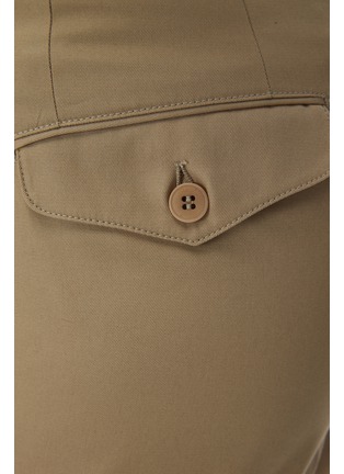 细节 - 点击放大 - BRIONI - 纯棉斜纹布长裤