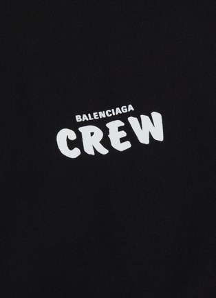  - BALENCIAGA - CREW品牌名称府绸短袖衬衫